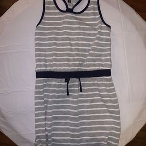 NWOT Long Striped Dress. Size L (12-14)